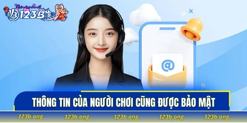 Thông tin của người chơi khi kết nối cũng được bảo mật